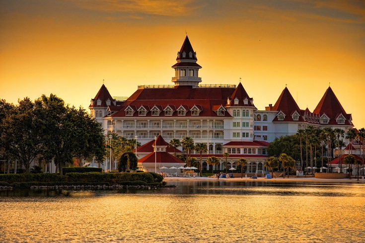 Disney's Grand Floridian Resort Waterfront Sunset