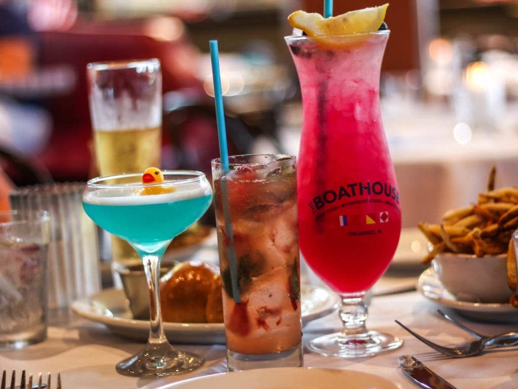 Cocktails at the Boathouse Disney Springs