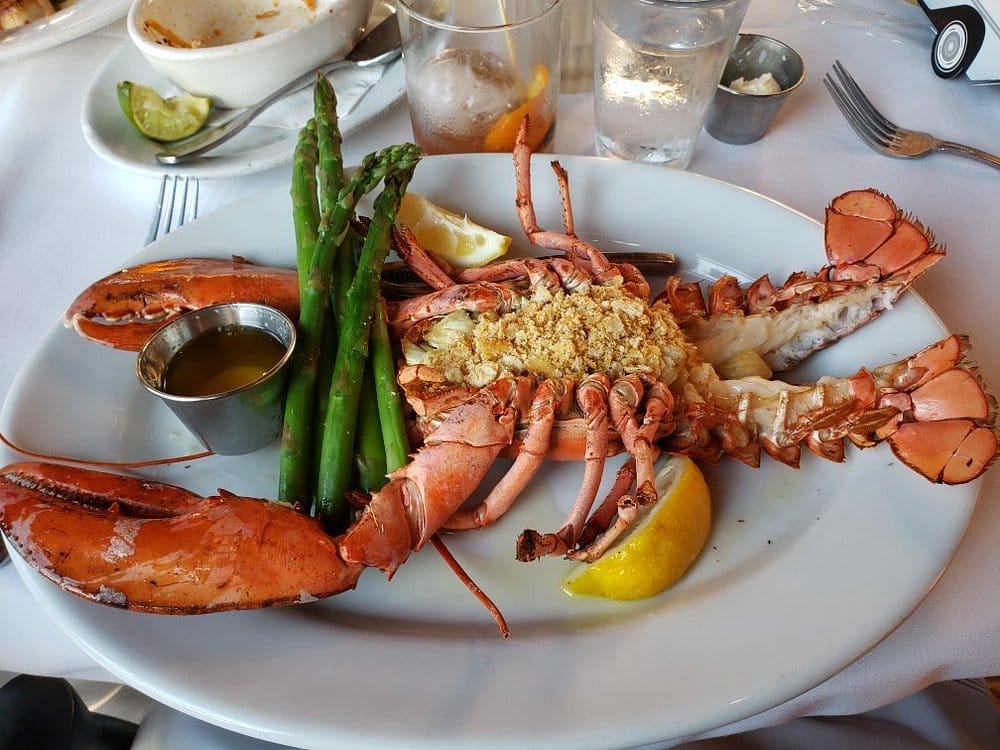 Crab Stuffed Lobster