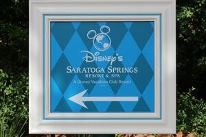 Saratoga Springs sign