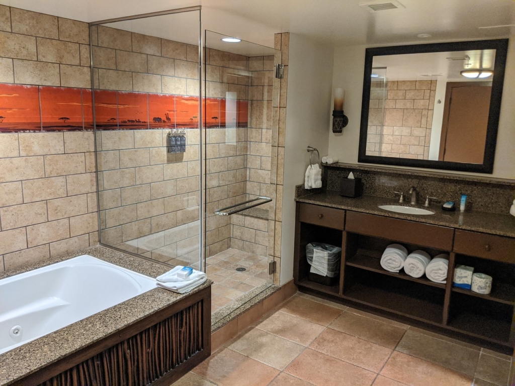 Disney’s Animal Kingdom Lodge Villas Bathroom