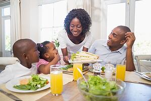Timeshare lets you sit down as a family for a home cooked meal on vacation