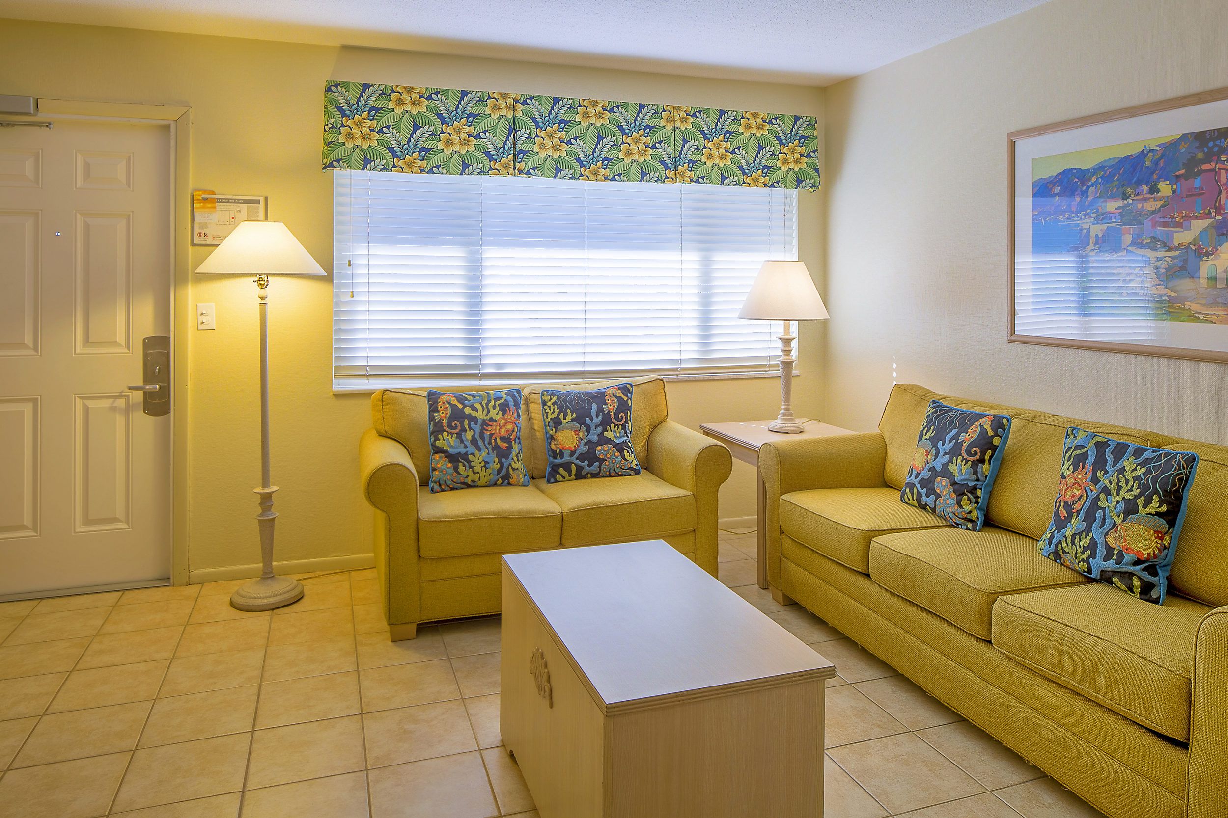 Bluegreen Vacations Via Roma Beach Resort 1 Bedroom Living Room