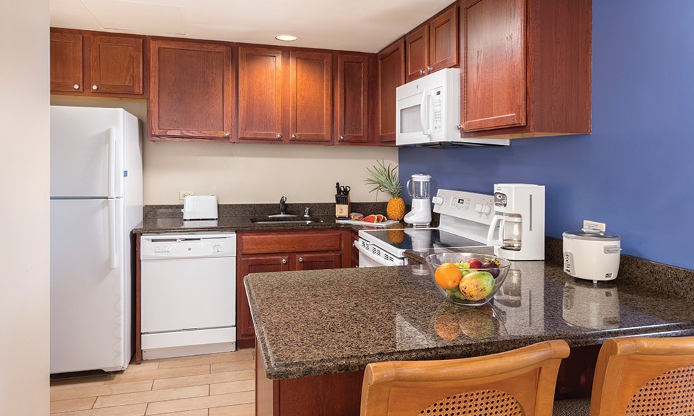 Club Wyndham Hawaii At Royal Sea Cliff 1 Bedroom Deluxe Kitchen