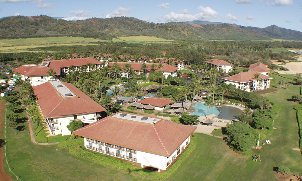 Club Wyndham Kauai Beach Villas Aerial Overview