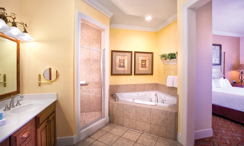 Club Wyndham Mountain Vista 4 Bedroom Presidental Bathroom