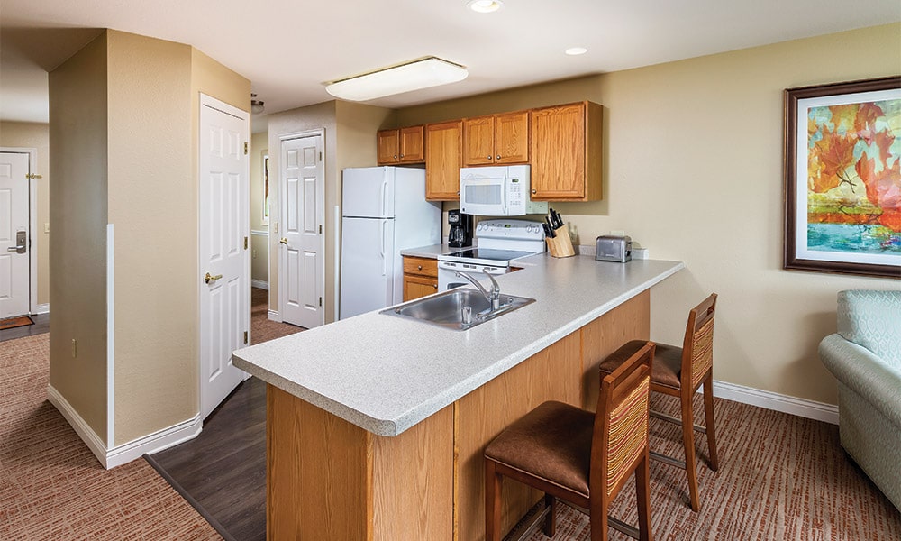 Club Wyndham Tamarack 1 Bedroom Kitchen