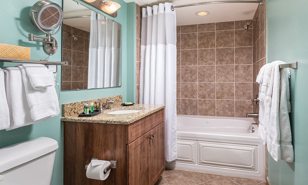 Club Wyndham Towers on the Grove 1 Bedroom Bathroom