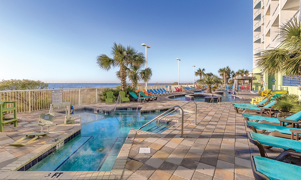 Club Wyndham Towers on the Grove Pool Exterior