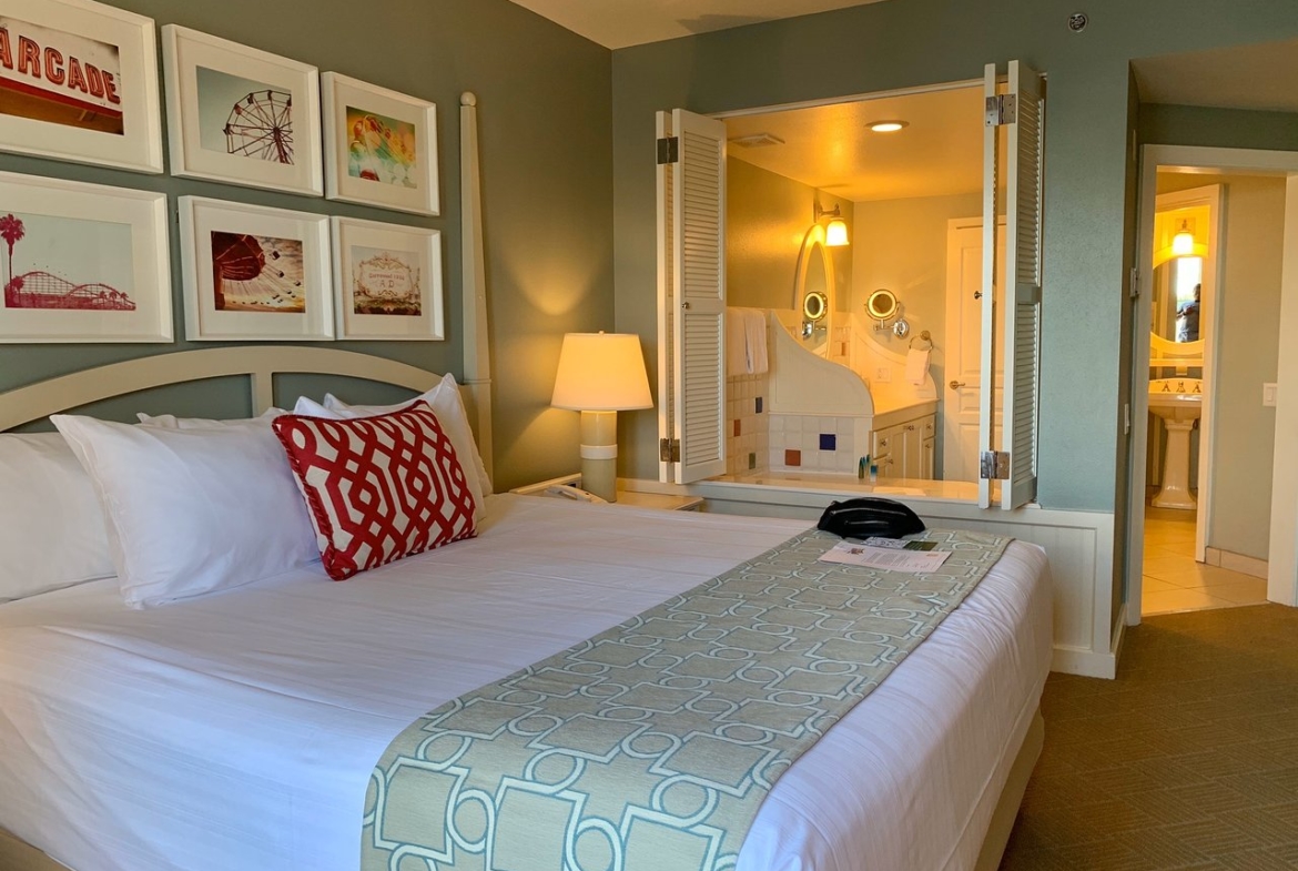 Disney’s Boardwalk Villas Bedroom