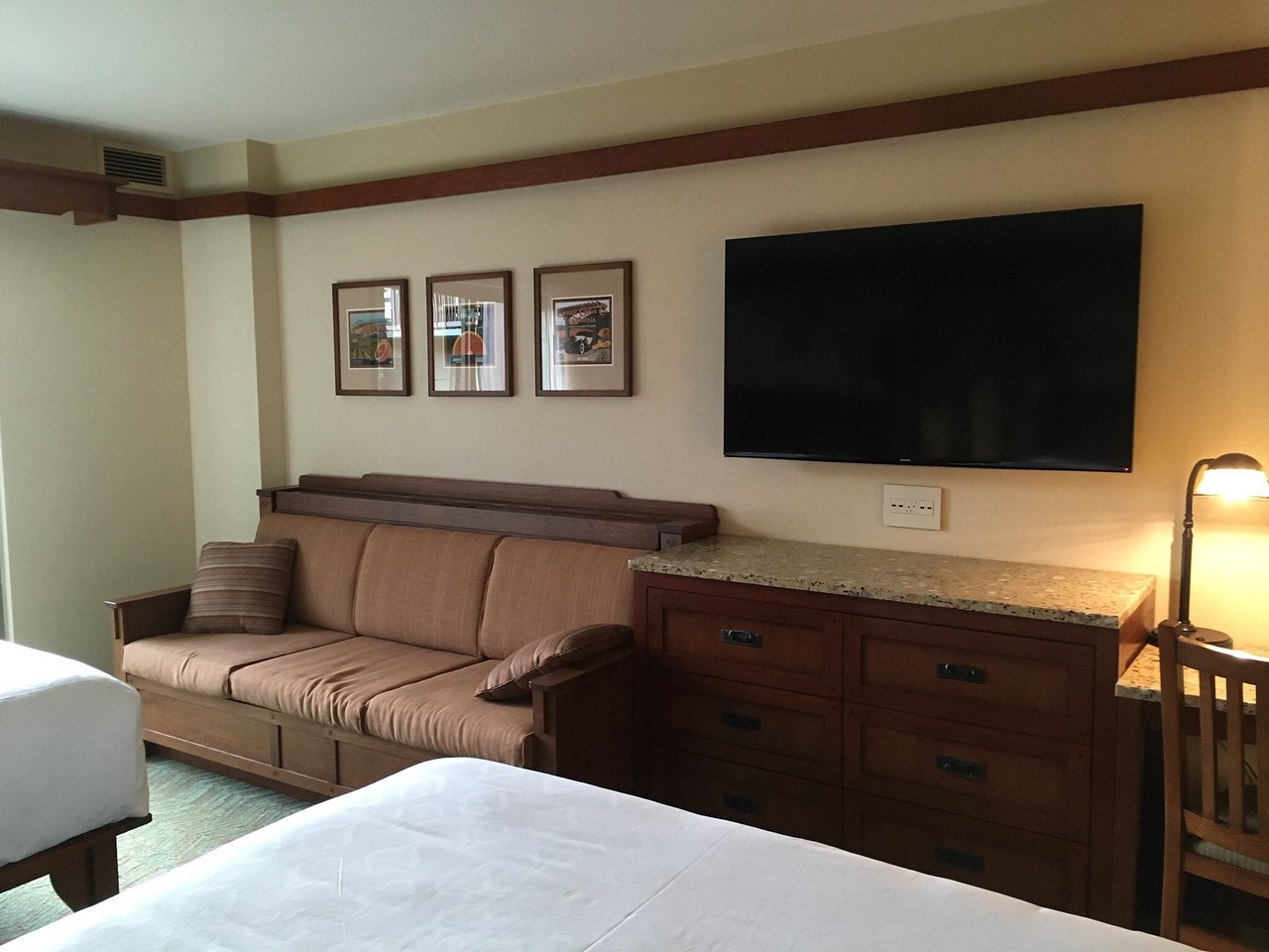 Disney’s Grand Californian Resort Double Bed Living
