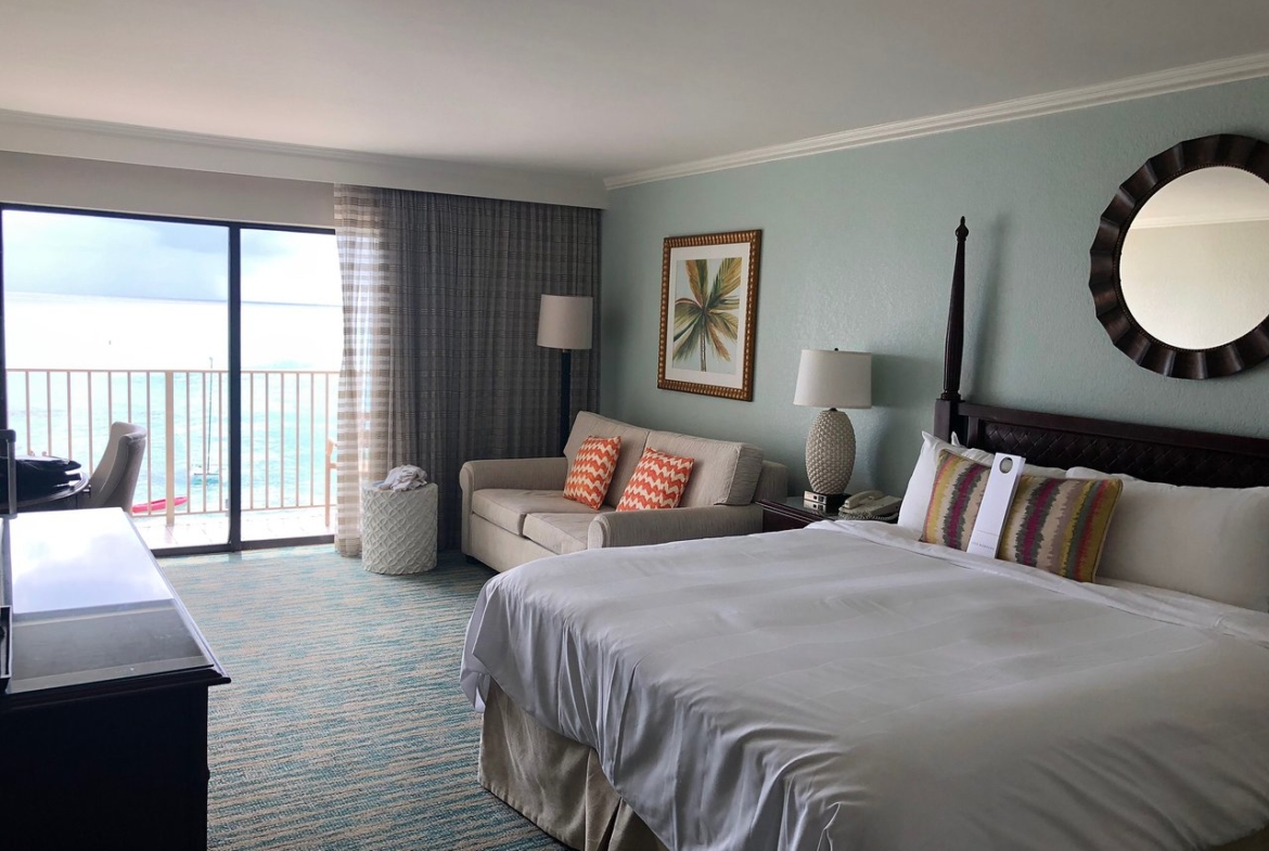 Grand Cayman Marriott Beach Resort Bed Area
