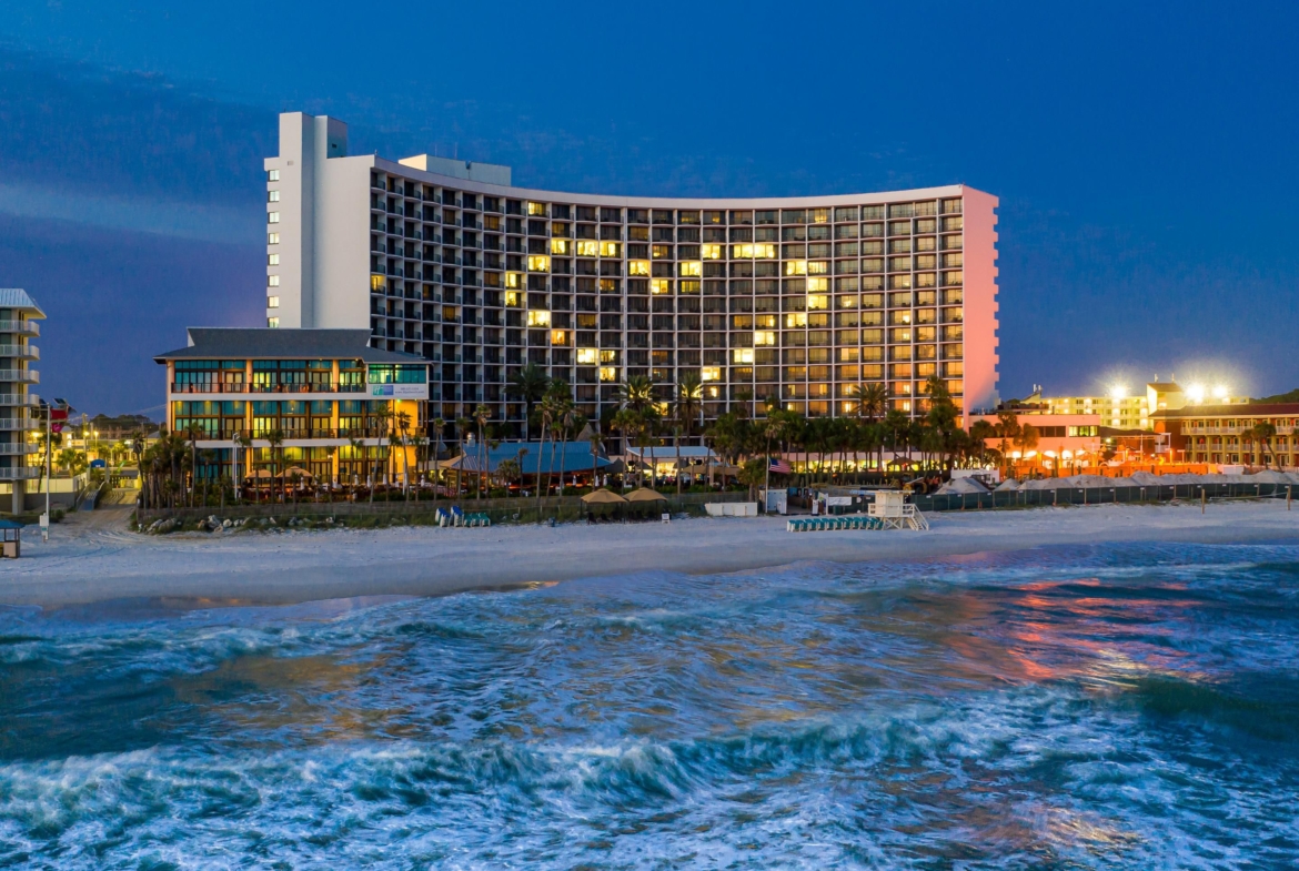 Holiday Inn Panama City Beach Resort at Night