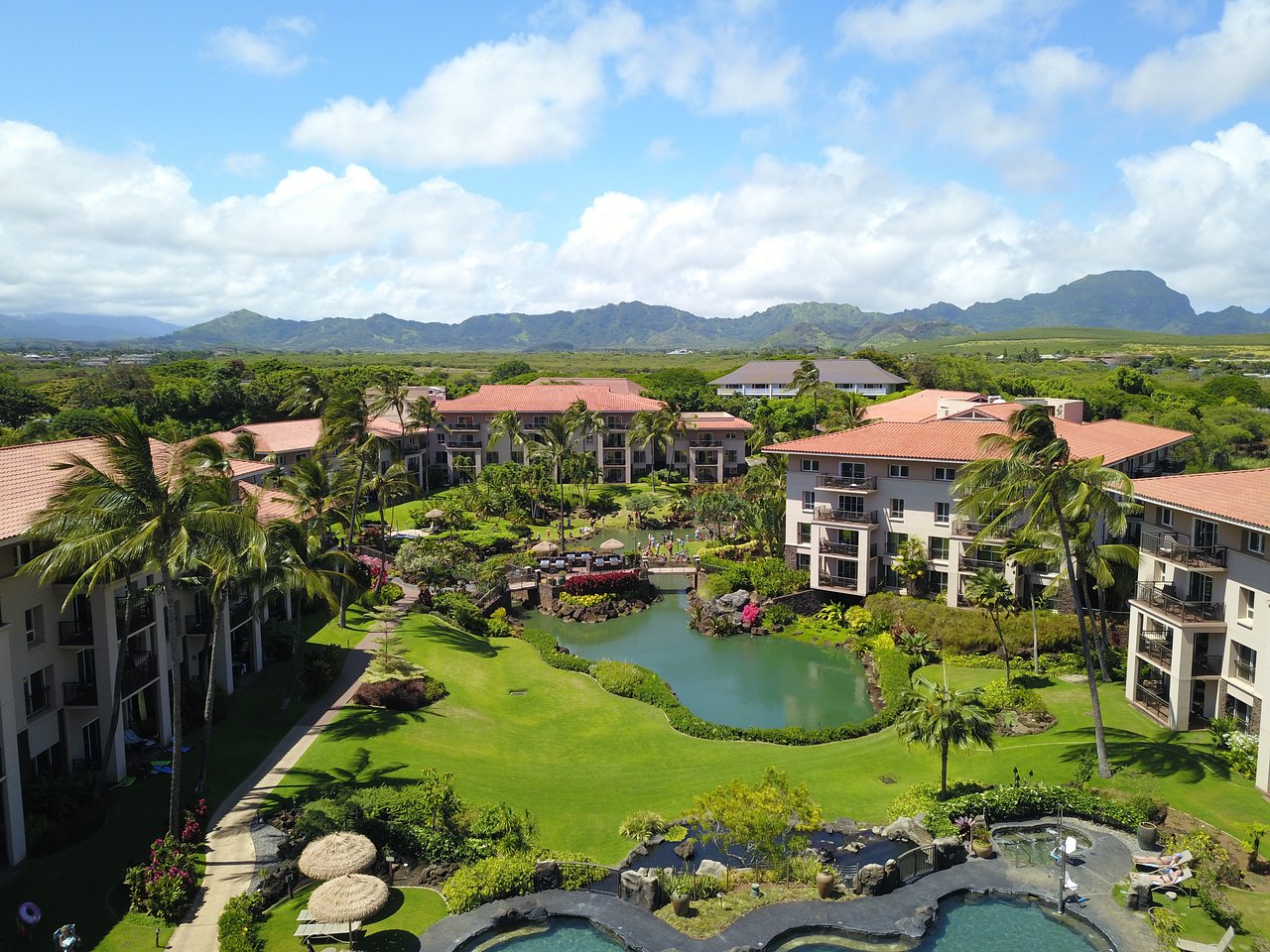 Marriott's Waiohai Beach Club Aerial