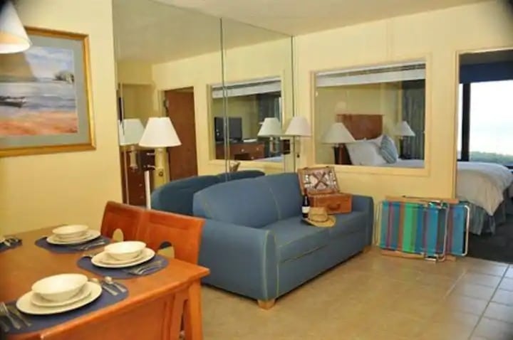Ocean Sands Spa Single Bedroom Living