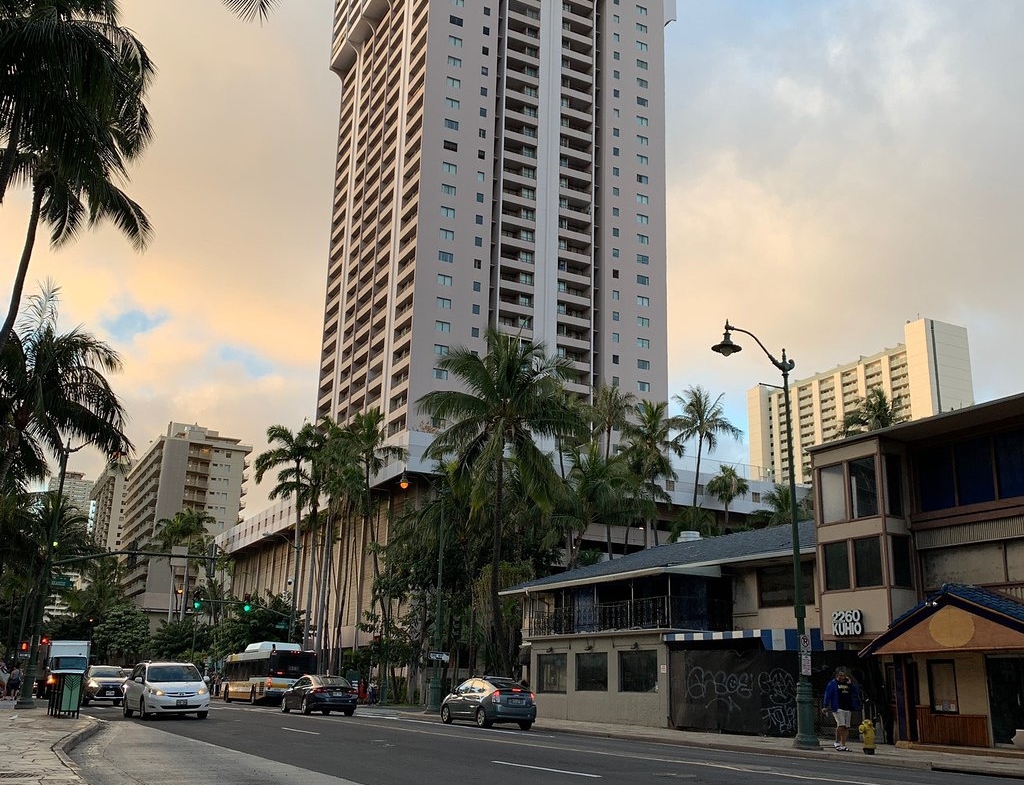 Royal Kuhio High-Rise Building Outside View