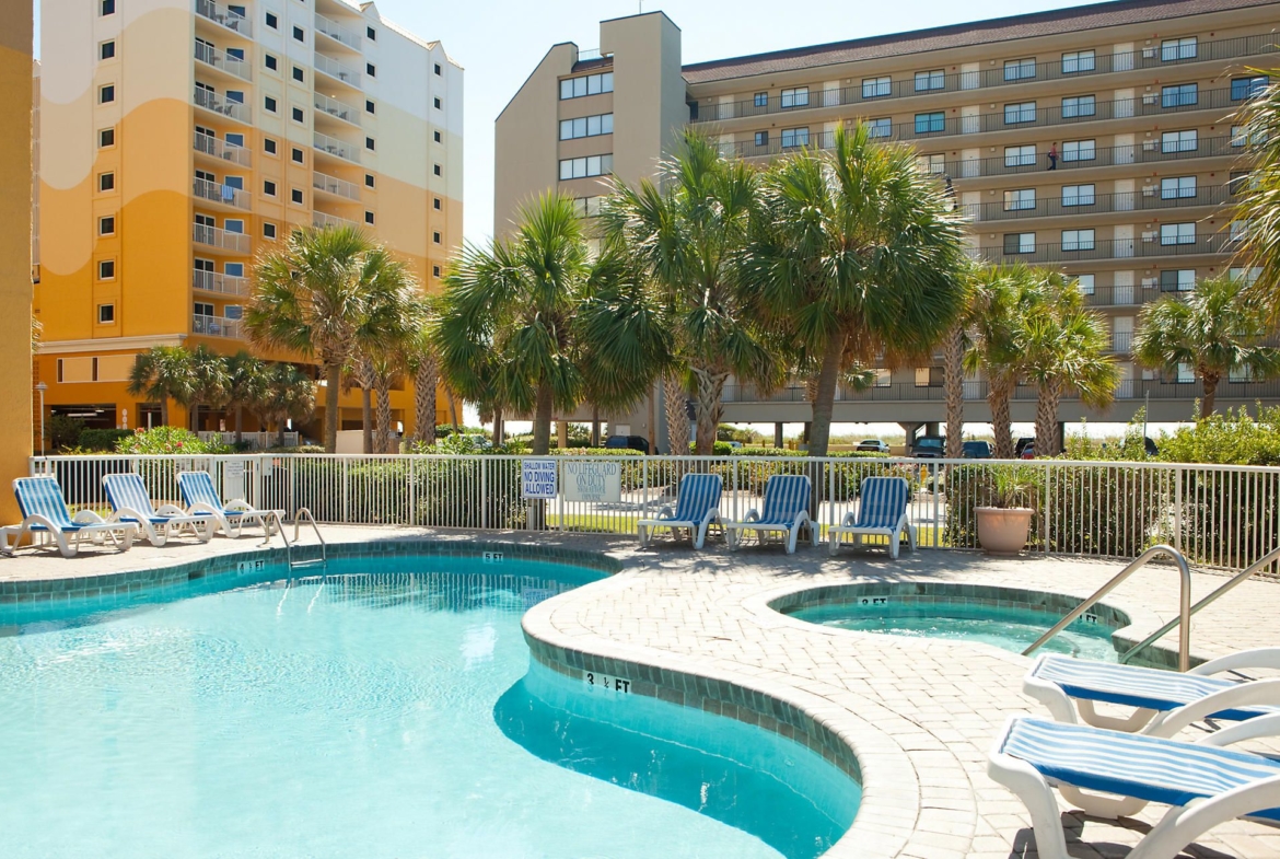 Shore Crest Vacation Villas Pool and Lounge