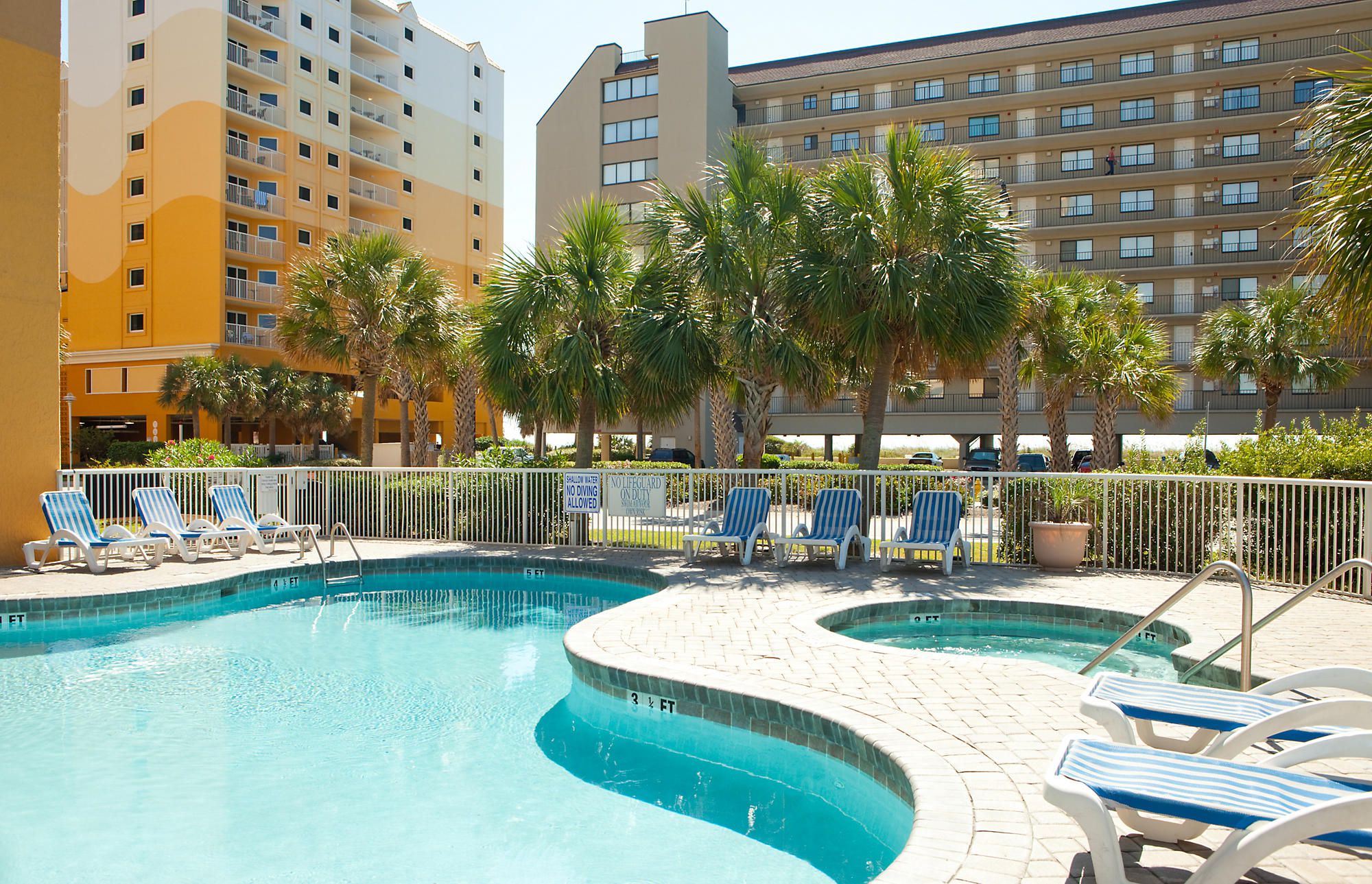 Shore Crest Vacation Villas Pool and Lounge