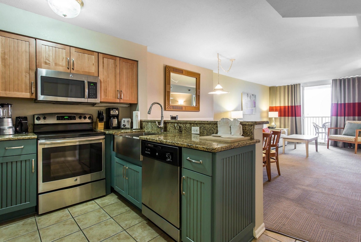 Shore Crest Vacation Villas Two Bedroom Kitchen