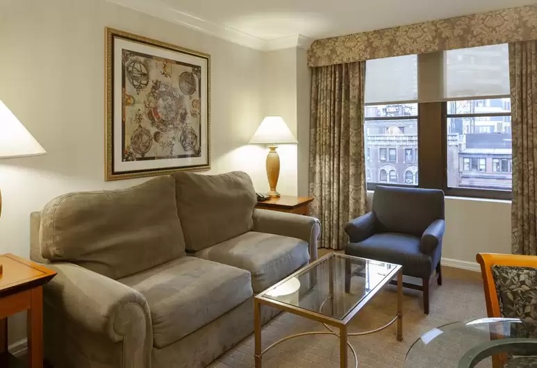 The Manhattan Club Living Room