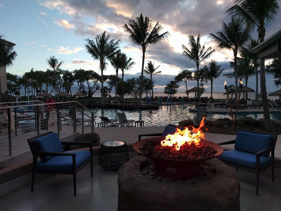 The Westin Nanea Ocean Villas, Ka'anapali Firepit