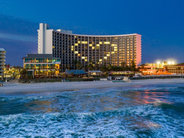 Holiday Inn Panama City Beach Resort at Night