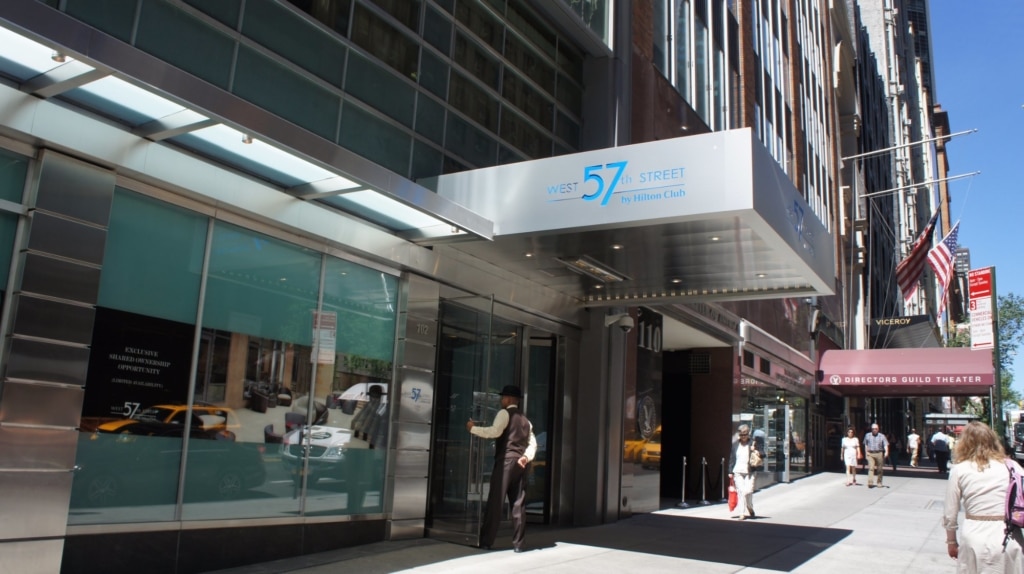 West 57th Street by Hilton Club Entrance