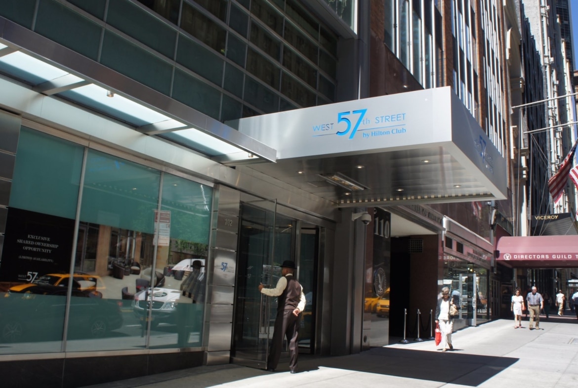 West 57th Street by Hilton Club Entrance