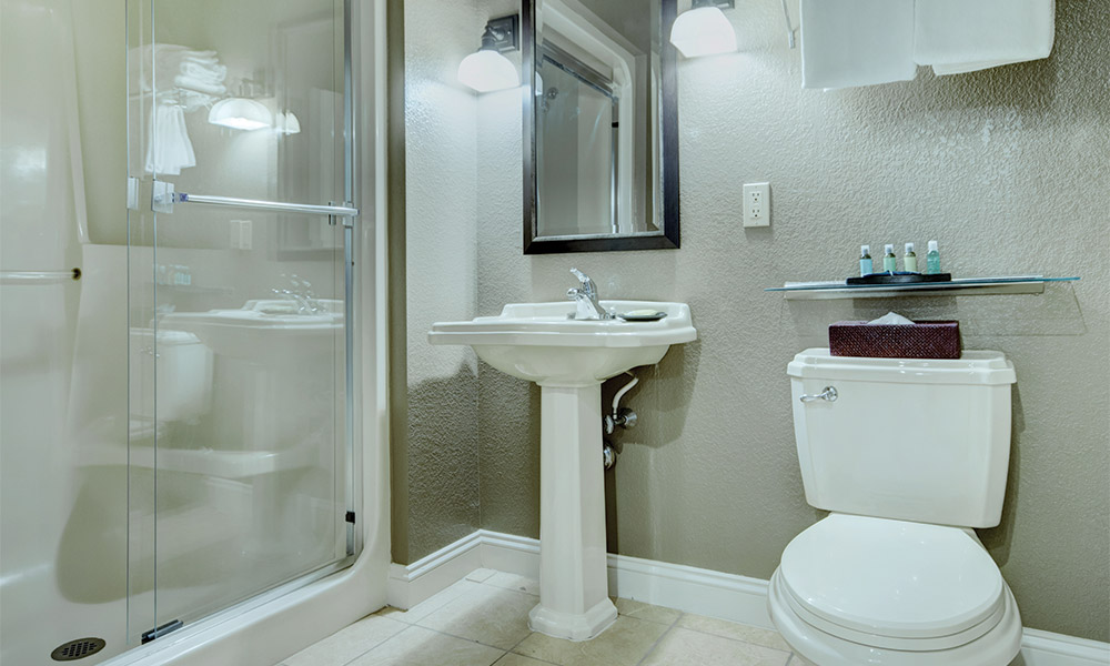 Club Wyndham Bentley Brook 1 Bedroom Deluxe Bathroom