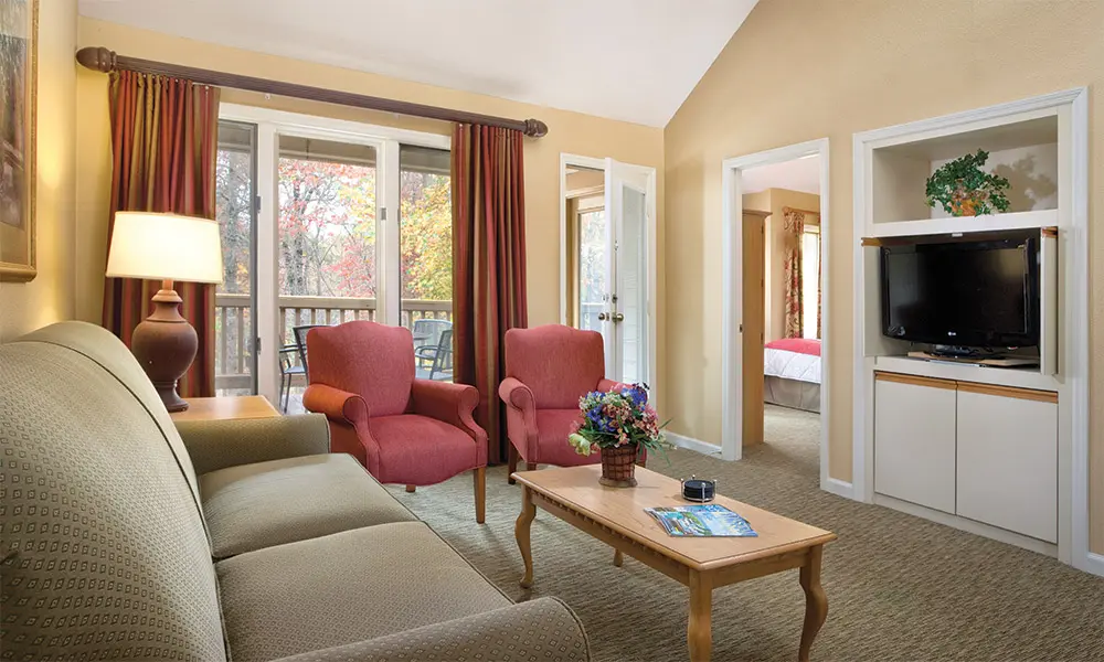 Club Wyndham Resort at Fairfield Glade 1 Bedroom Living