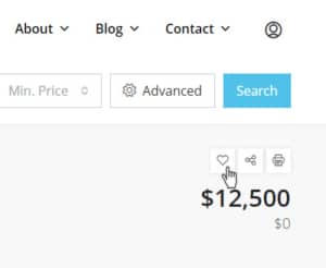 Creating an Account - Remove Favorite