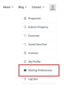 Mailing Preferences