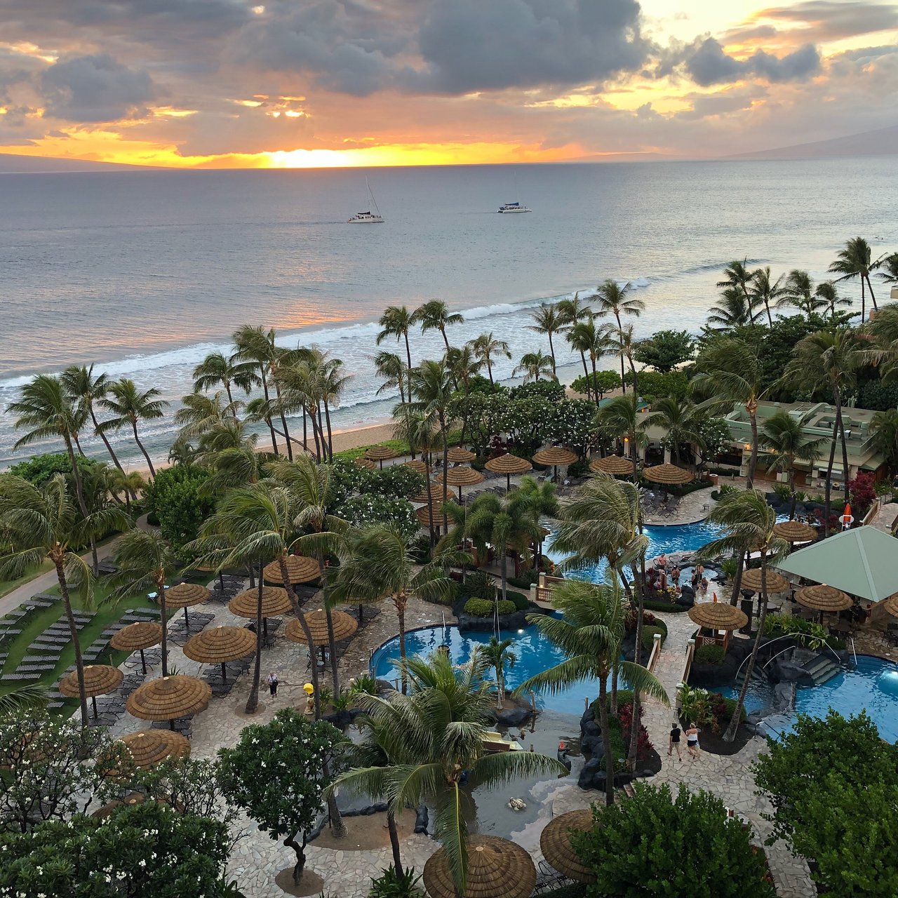 Marriotts Maui Ocean Club Pool Area