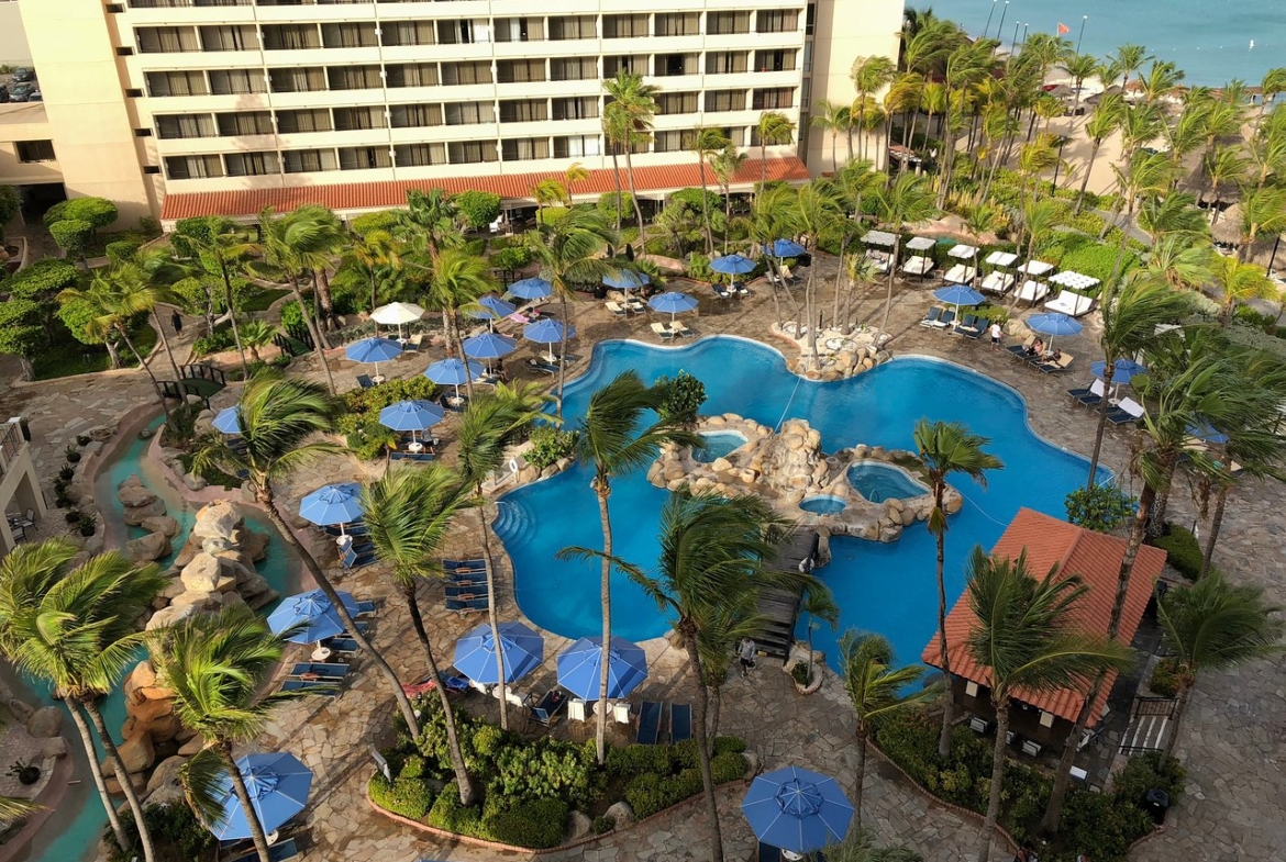 Occidental Grand Aruba Pool Overhead