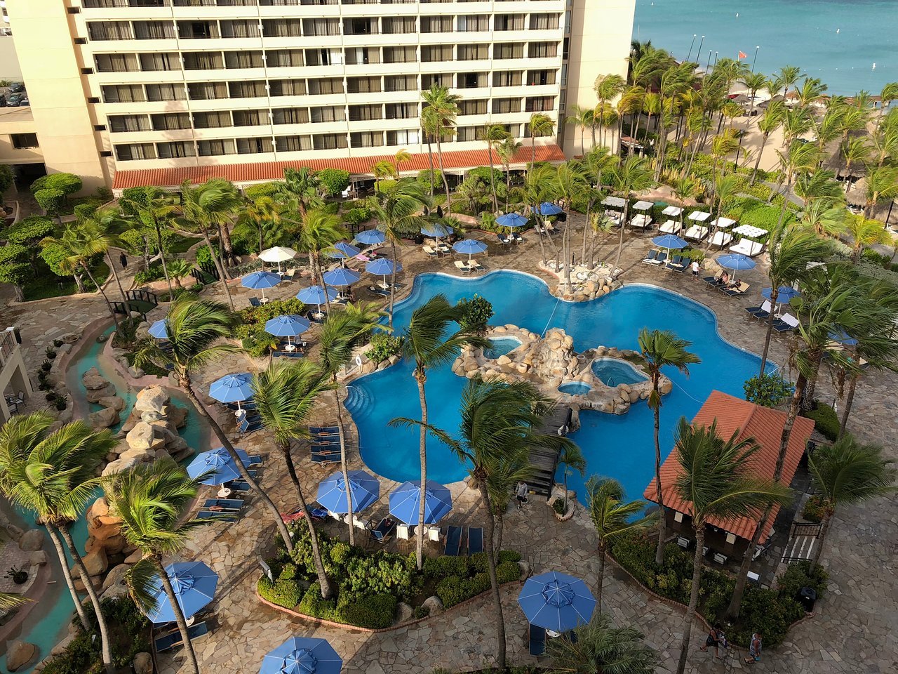 Occidental Grand Aruba Pool Overhead