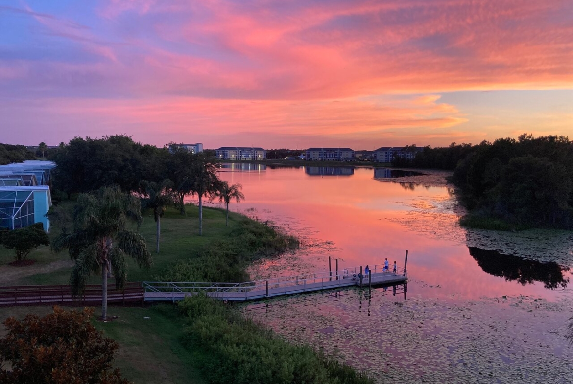 Summer Bay Orlando Outside Sunset