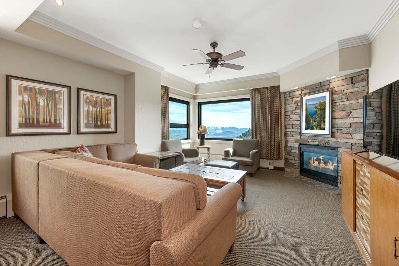 Tahoe Ridge Resort Living View