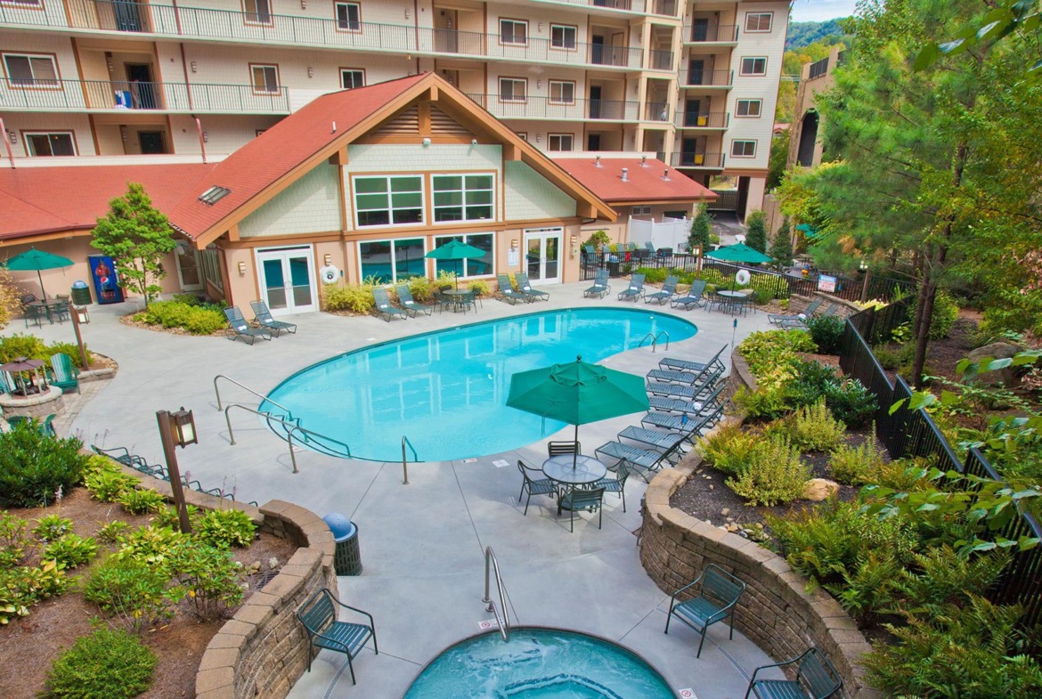 Holiday Inn Club Vacations Smoky Mountain Resort Pool Overview