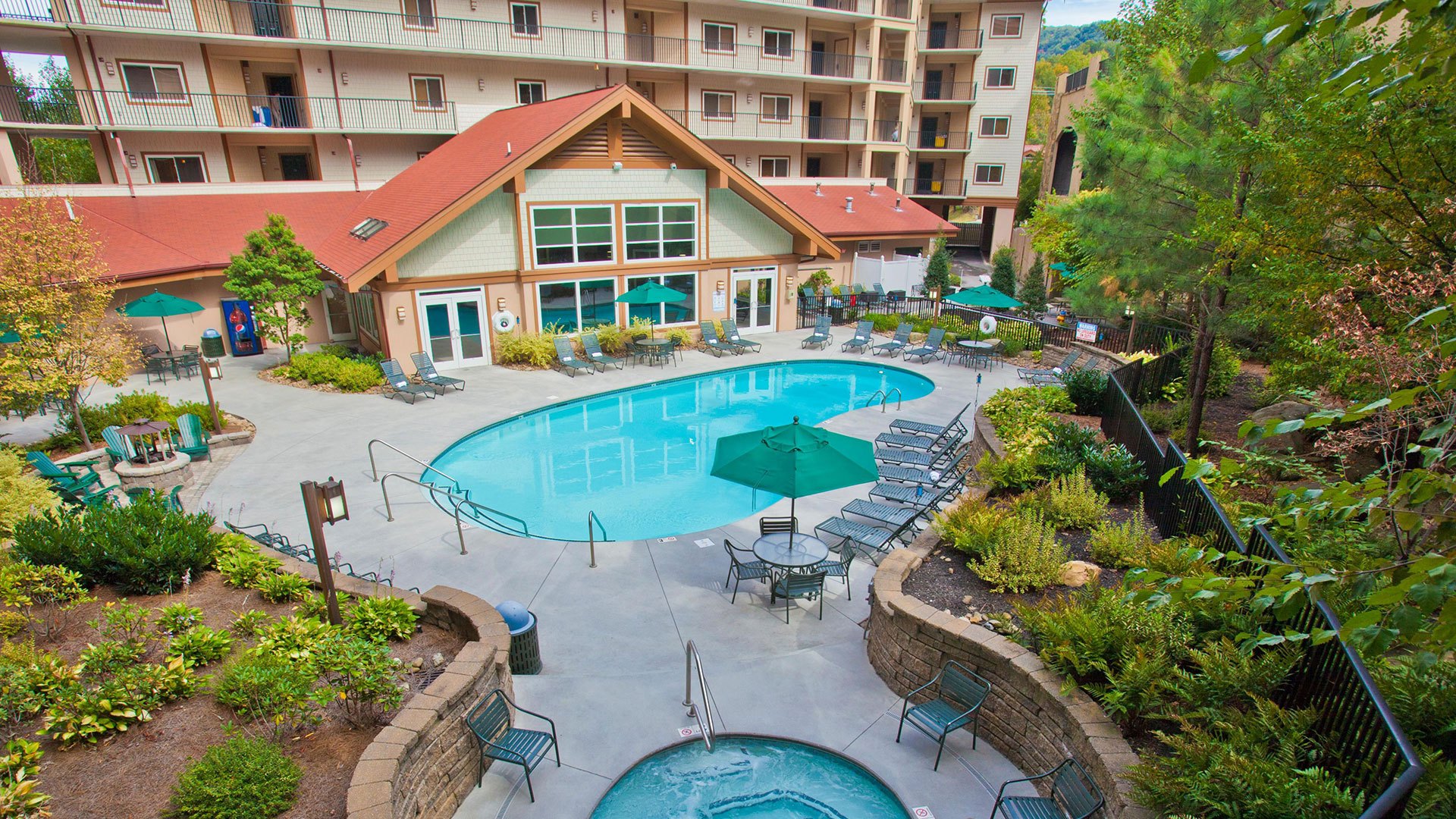 Holiday Inn Club Vacations Smoky Mountain Resort Pool Overview