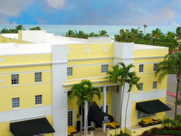 exterior overview of westgate south beach