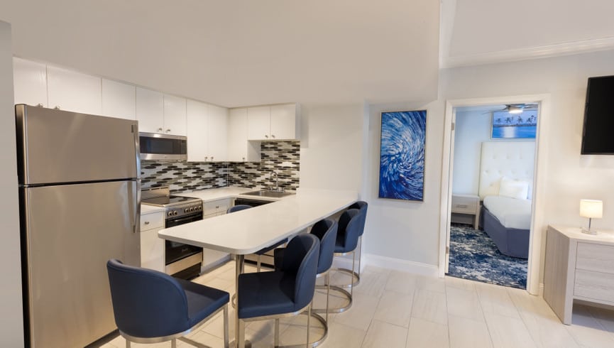 kitchen at westgate oceanfront