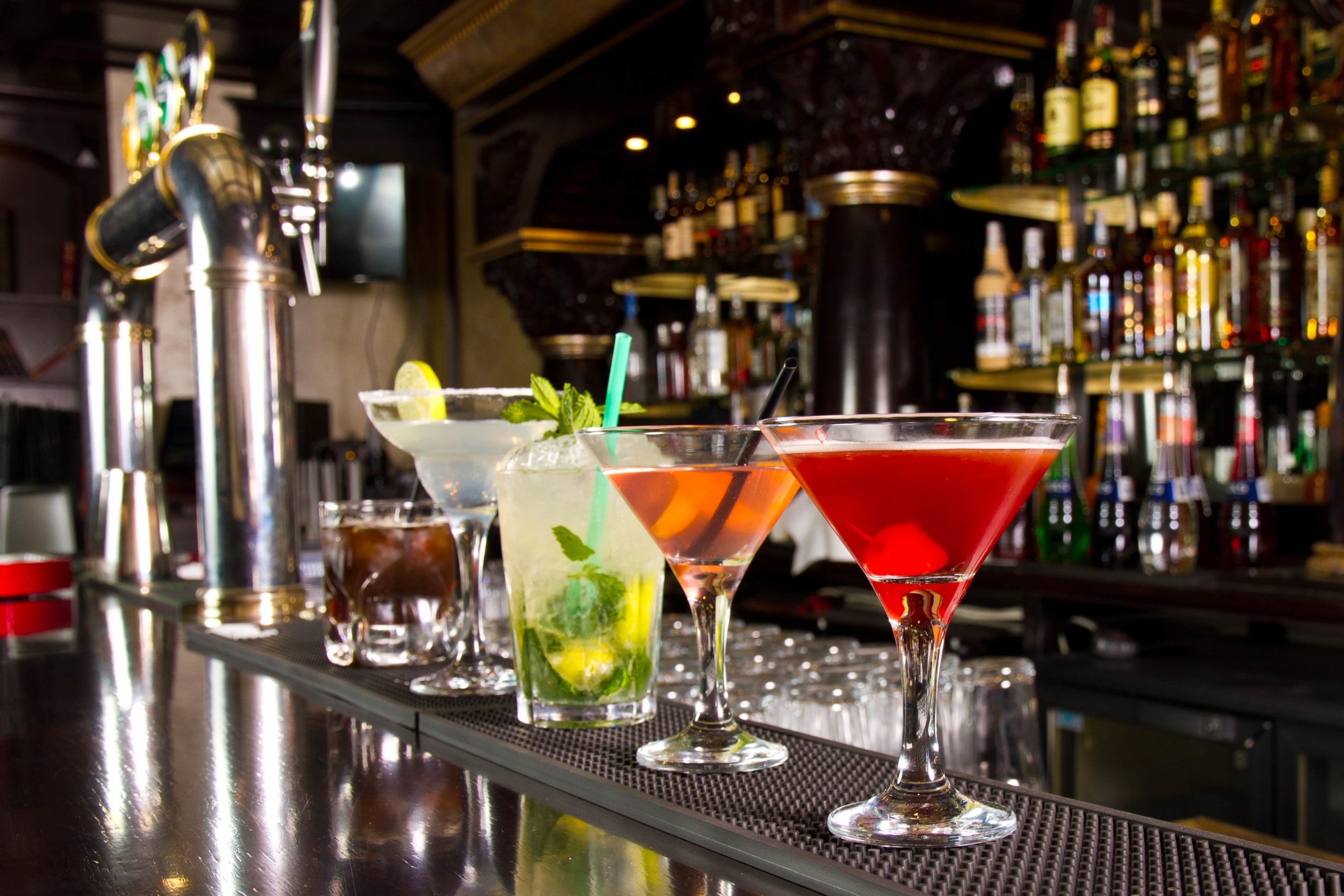 Cocktails At Palm Springs Bar