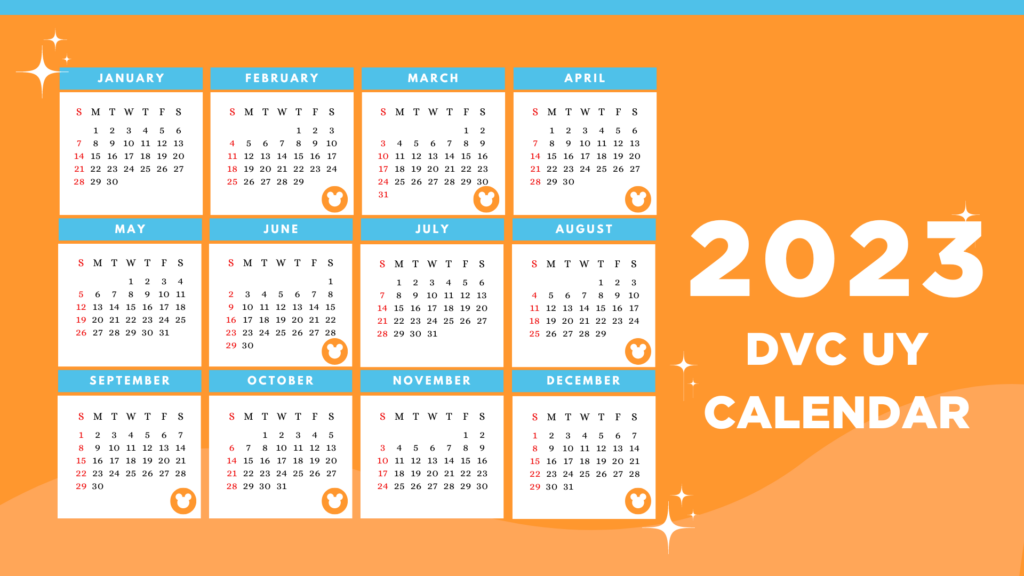 2023 DVC Use Year Calendar Infographic