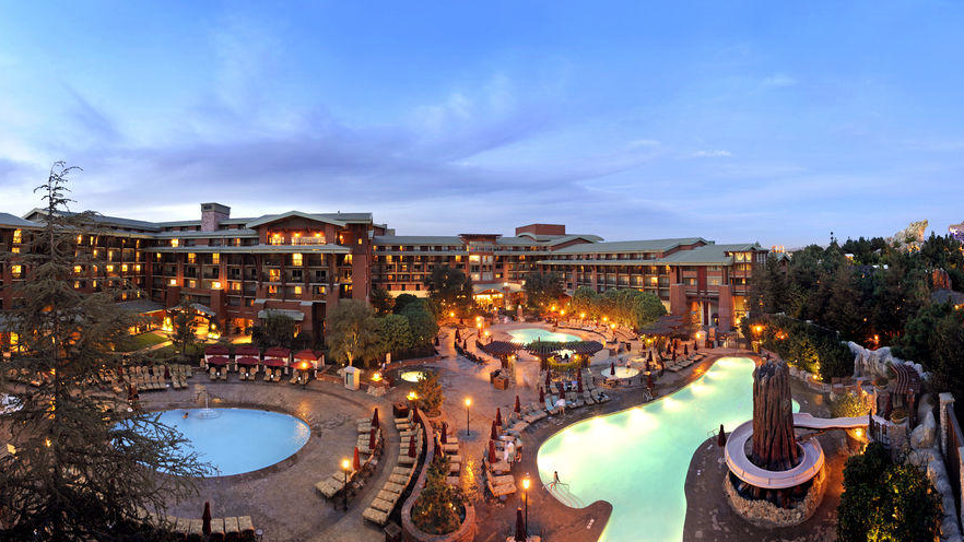 Disneys Grand Californian Pool Overview