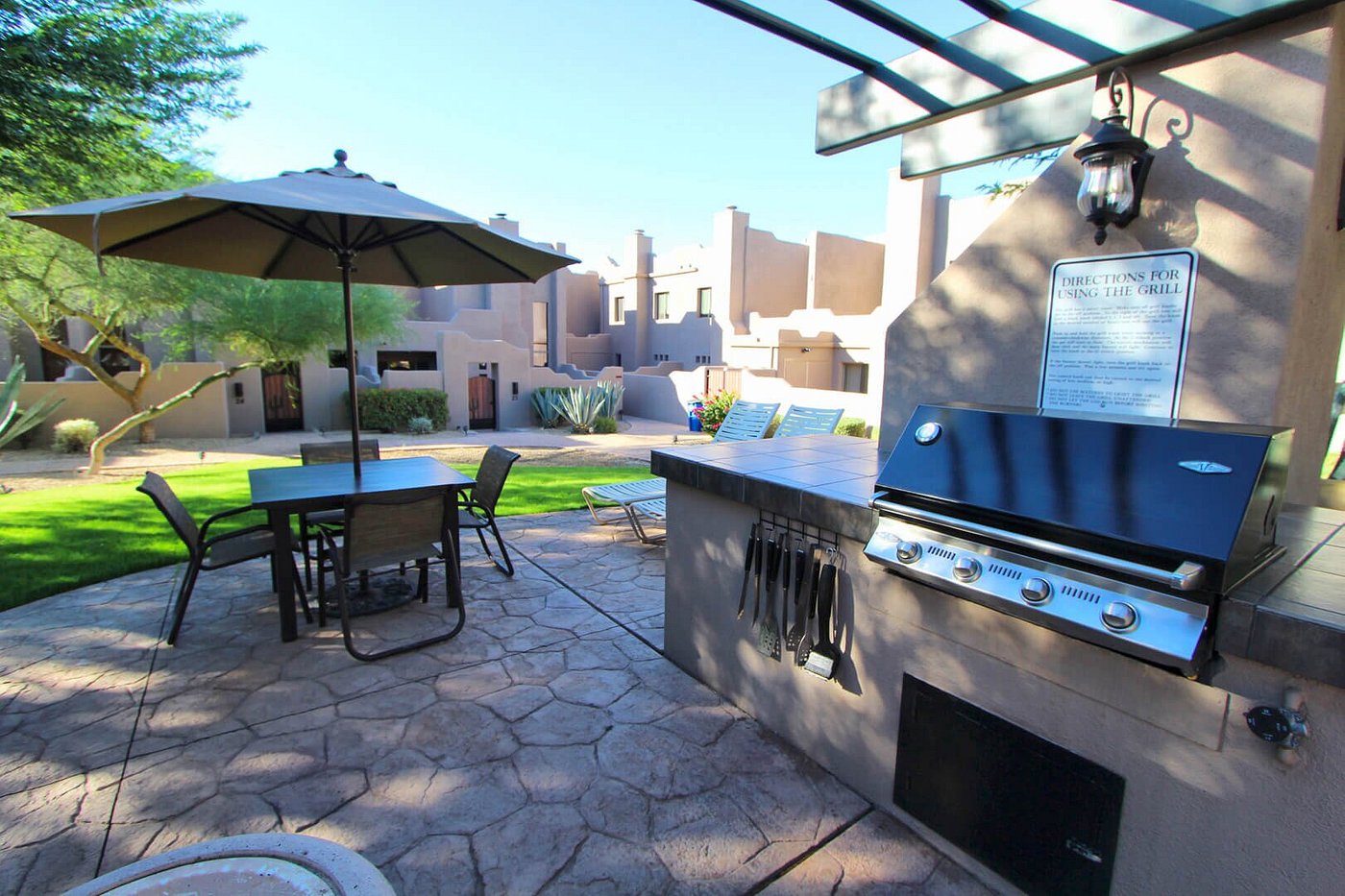 bbq grills at villas of cave creek