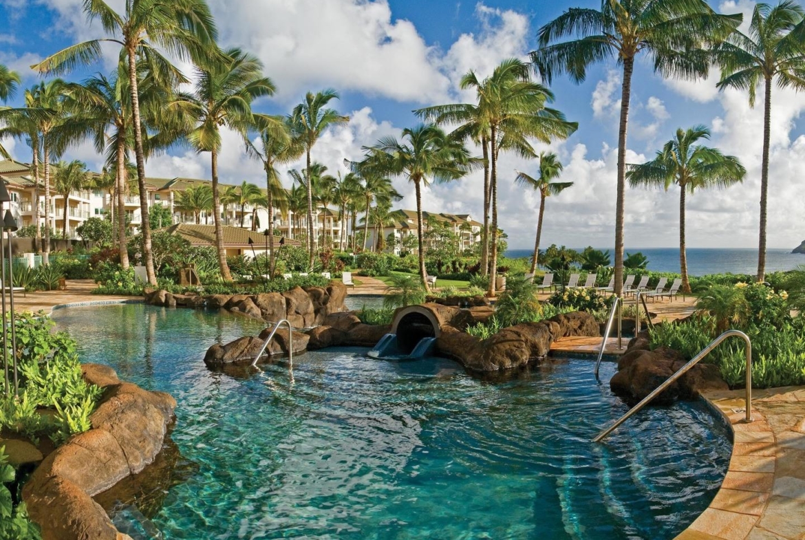 Marriott's Kauai Lagoons - Kalanipu'u pool