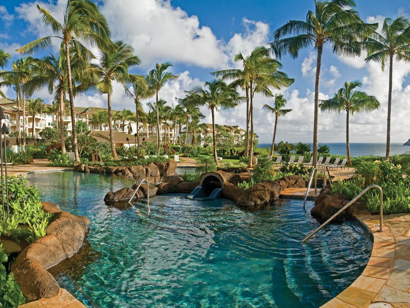 Marriott's Kauai Lagoons - Kalanipu'u pool