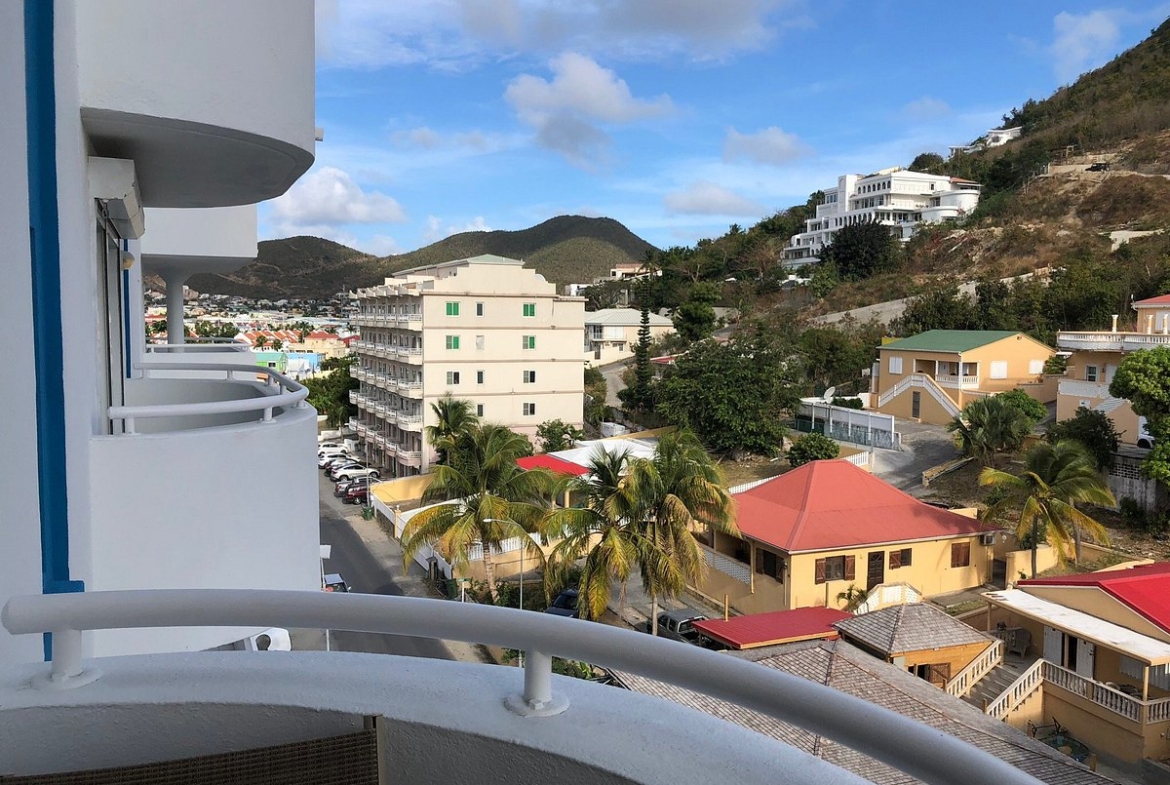 Atrium Resort On Simpson Bay Beach view