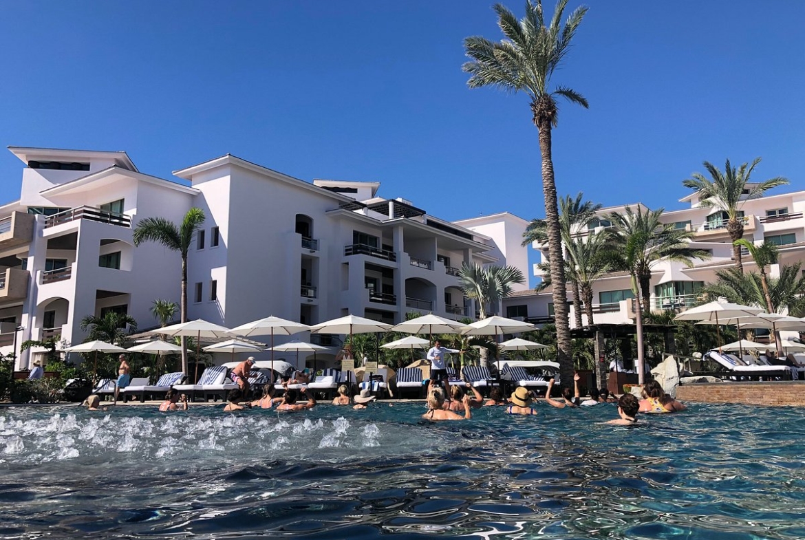 Cabo Azul Resort & Spa Pool and private beach