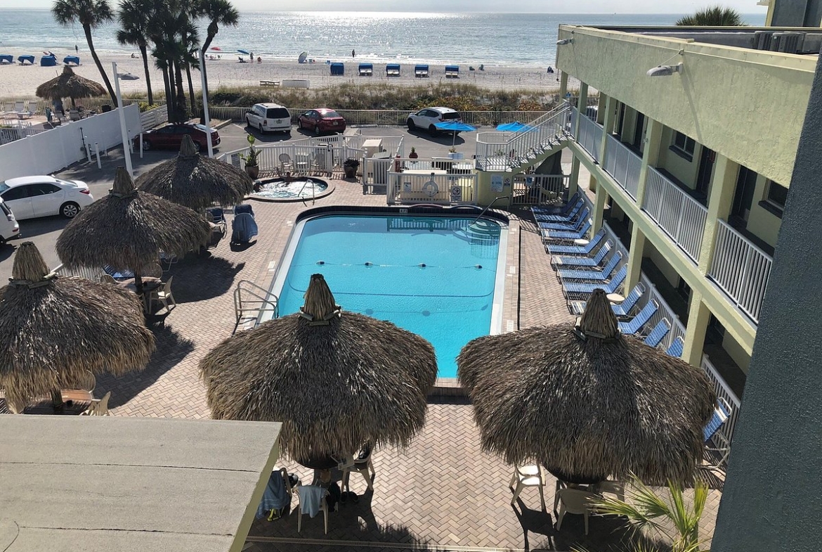 Commodore Beach Club pool view